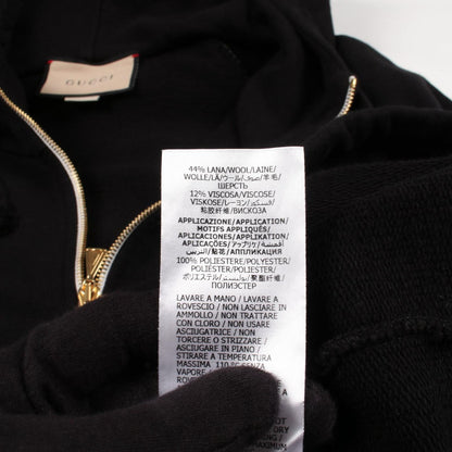 Gucci Hoodie Web Sherry Line Labeled Half Zip Cotton Pullover — view 5