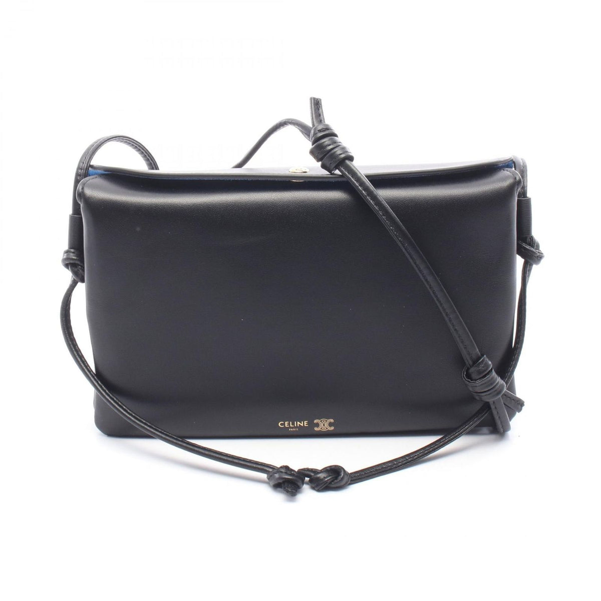 Celine Shoulder Bag Trio Flap Leather