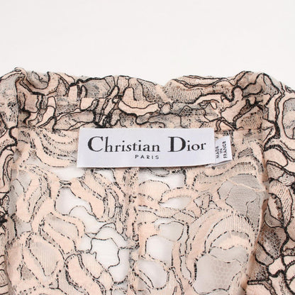 Dior All Lace Short Sleeve Blouse — view 3
