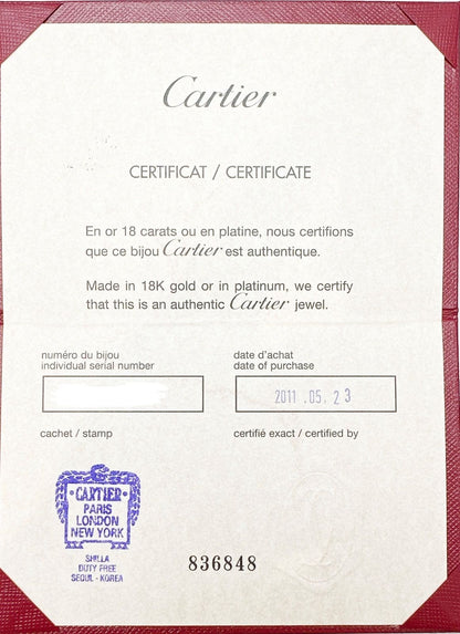 Cartier C Heart Diamond White Gold Necklace 38.5 — view 8