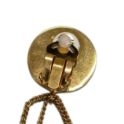 Chanel CC Logo Quilted Coin & Bag Motif Earrings 31 Rue Cambon Gold — view 8