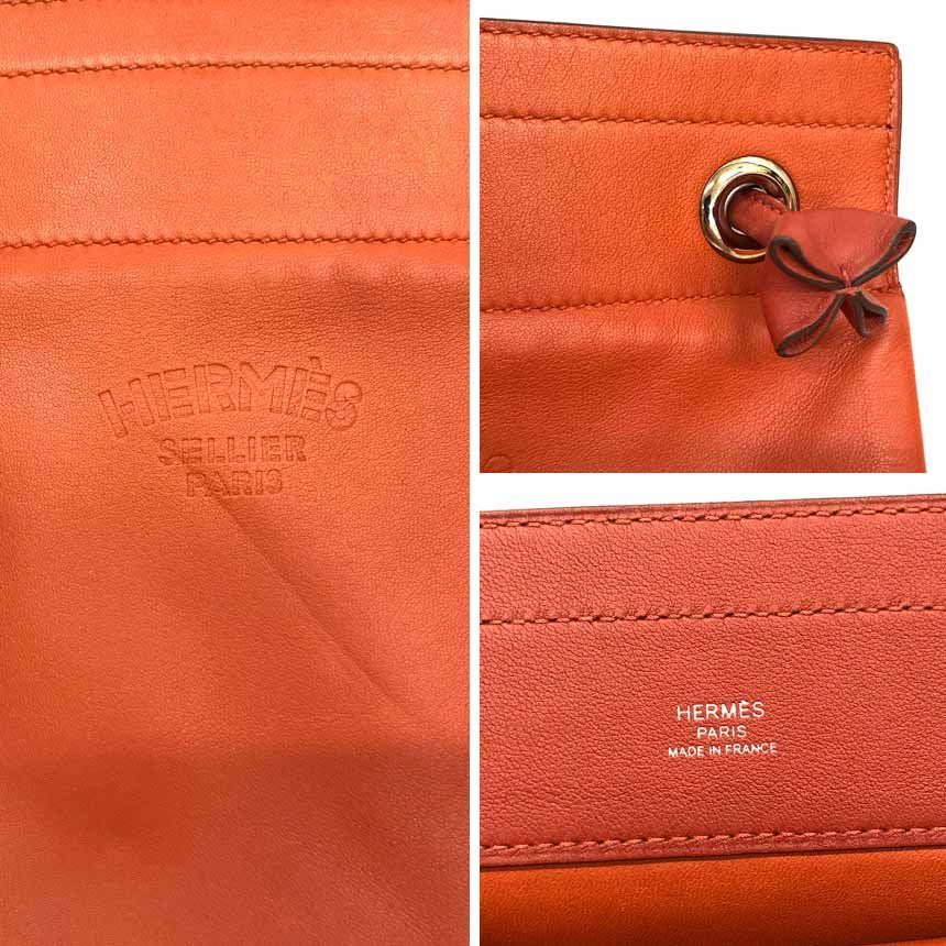 Hermes Sac Ali Nu Mini Shoulder Bag Terracotta Pochette — view 3
