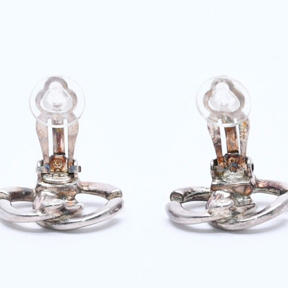 Chanel Earrings CC Logo 01 Silver Metal — view 5