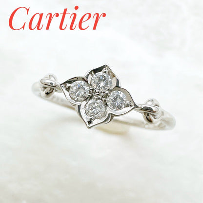 Cartier Hindu Diamond White Gold Ring