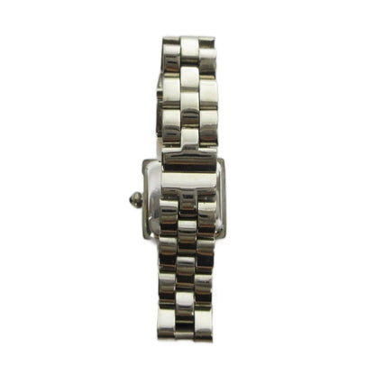 Gucci Watch Quartz Logo Square White Dial Silver — view 3