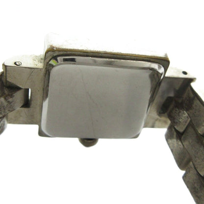Gucci Watch Quartz Logo Square White Dial Silver — view 6