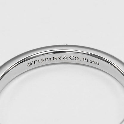 Tiffany & Co Forever Classic Band Platinum Diamond Ring — view 4