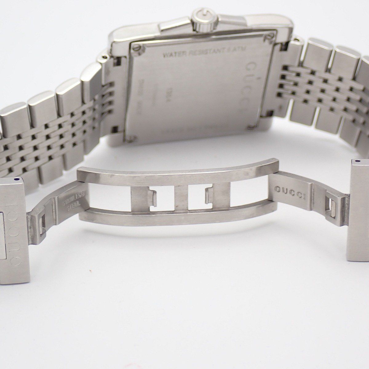 Gucci 138.4 Timeless Rectangle Quartz Watch Silver Dial SS Pawn — view 6