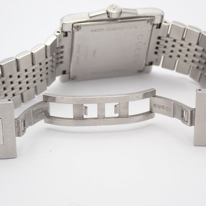 Gucci 138.4 Timeless Rectangle Quartz Watch Silver Dial SS Pawn — view 6