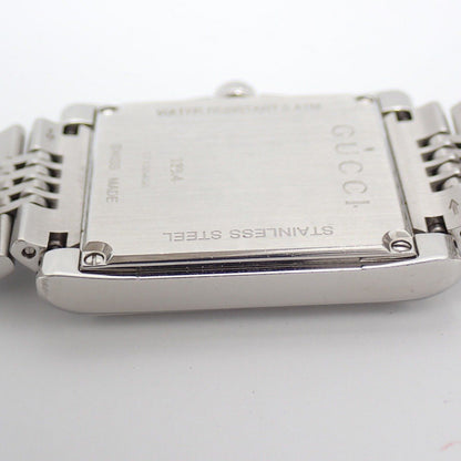 Gucci 138.4 Timeless Rectangle Quartz Watch Silver Dial SS Pawn — view 8