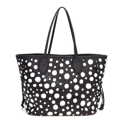 Louis Vuitton Tote Bag LV Yk Neverfull MM Yayoi Kusama Black White Monogram — view 2