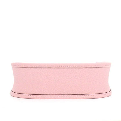Hermes Shoulder Bag Evelyne TPM Amazon Rose Sakura Taurillon Clemence Silver — view 4