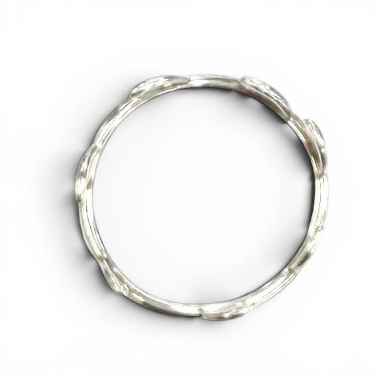 Tiffany & Co Paloma Picasso Olive Leaf Band Ring Silver — view 3