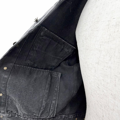 Loewe Suna Fujita Collaboration Mandragora Loose Silhouette Denim Jacket Black — view 5