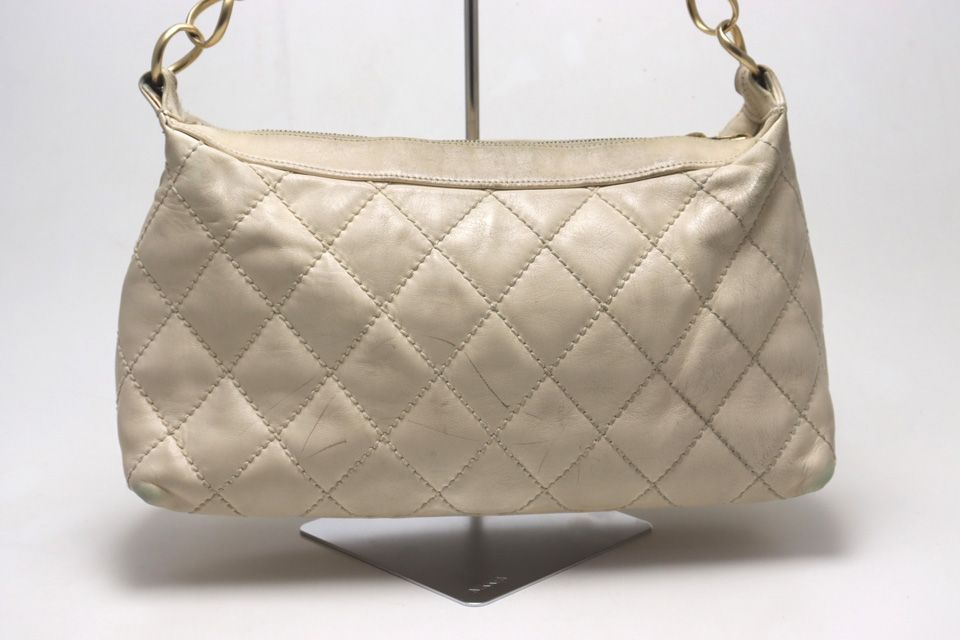 Chanel Quilted GD Leather Shoulder Bag — view 2