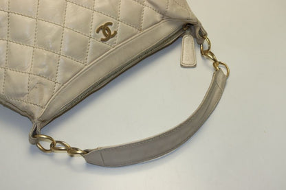 Chanel Quilted GD Leather Shoulder Bag — view 6