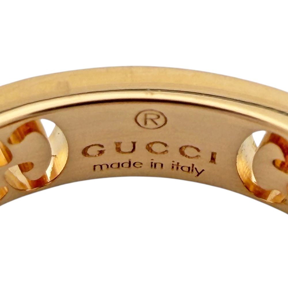 Gucci Icon Star Ring 18K Gold Pink Sapphire — view 6
