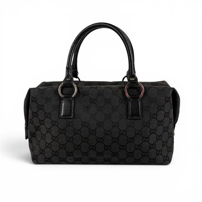 Gucci GG Canvas Mini Boston Bag Black — view 3