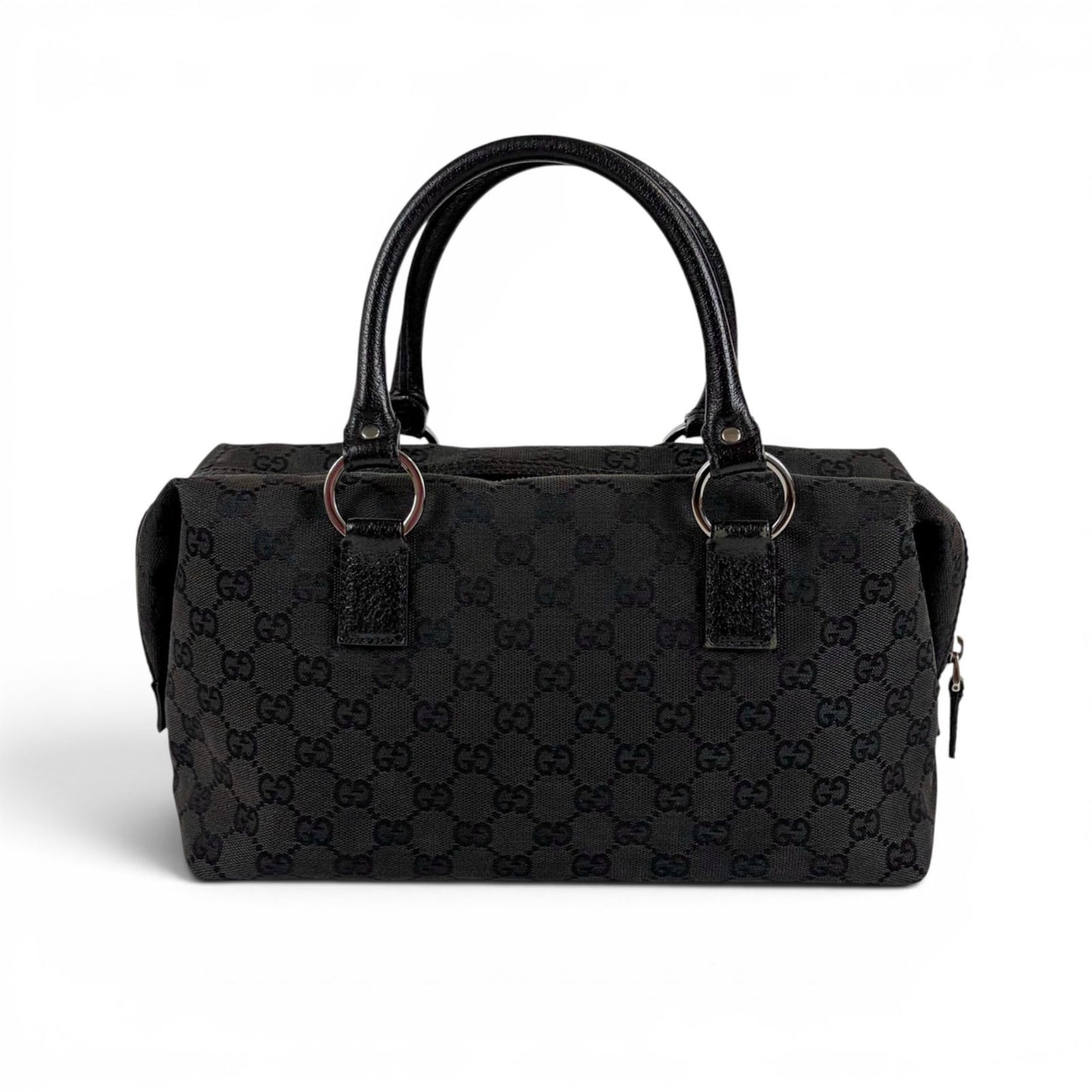 Gucci GG Canvas Mini Boston Bag Black — view 2