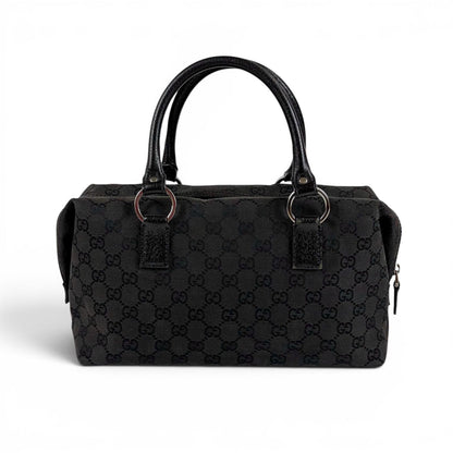 Gucci GG Canvas Mini Boston Bag Black — view 2