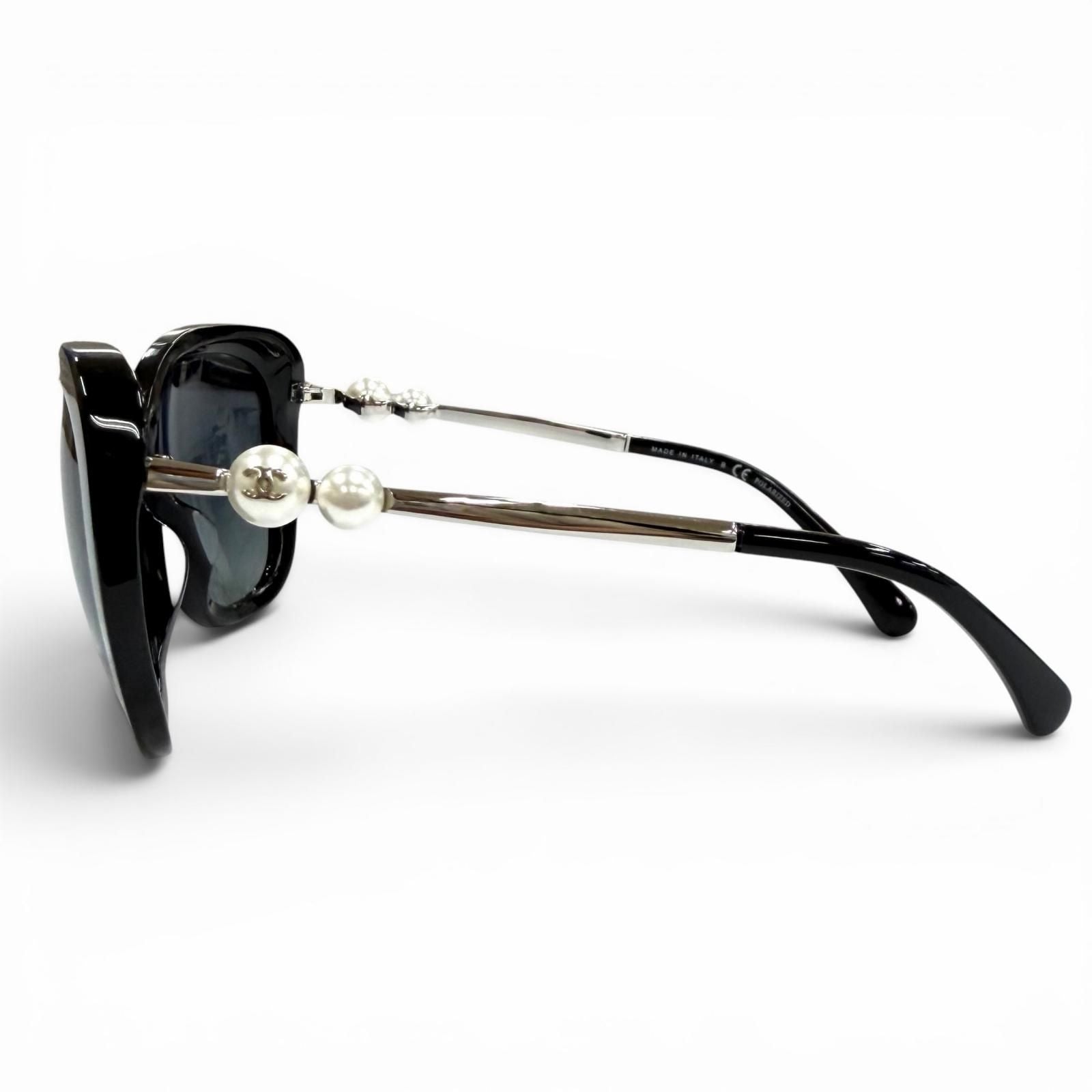 Chanel CC Logo Eco Pearl Square Eyewear — view 6