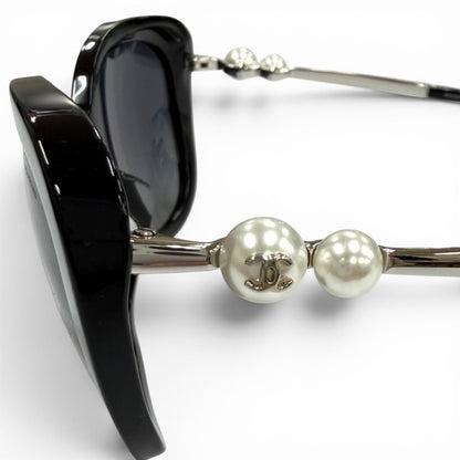 Chanel CC Logo Eco Pearl Square Eyewear — view 8