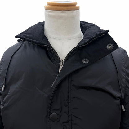 Gucci Vintage Wool Era Logo Button Reversible Down Jacket 44 — view 3