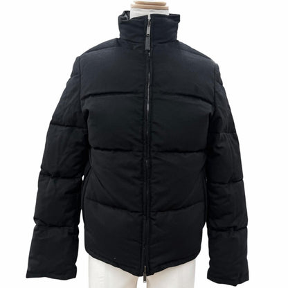 Gucci Vintage Wool Era Logo Button Reversible Down Jacket 44 — view 2