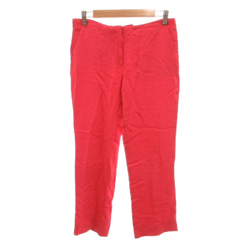 Miu Miu Pants 40 Pink Stretch Straight Silhouette SJ