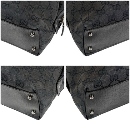 Gucci GG Canvas Mini Boston Bag Black — view 6