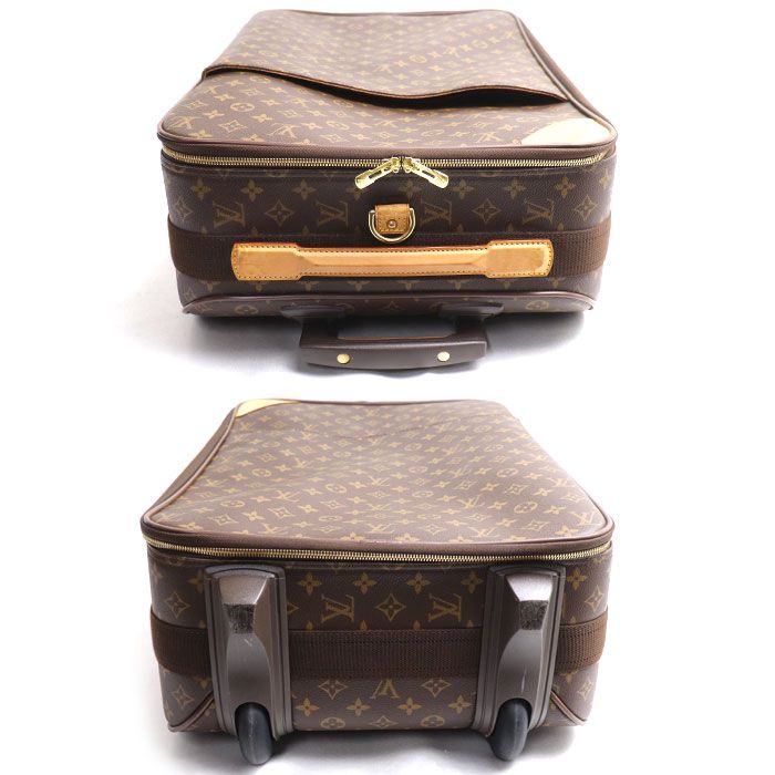 Louis Vuitton Pegase 60 Suitcase Monogram Brown Travel — view 3