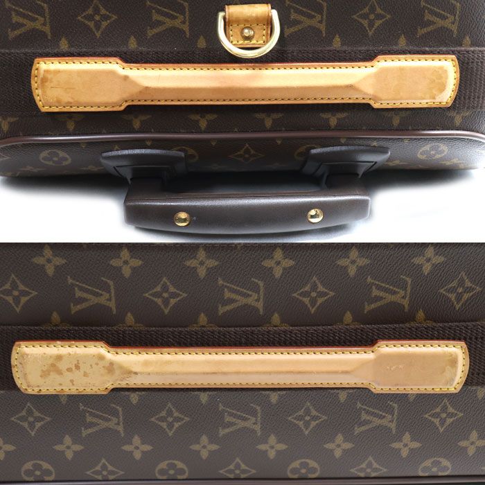Louis Vuitton Pegase 60 Suitcase Monogram Brown Travel — view 5