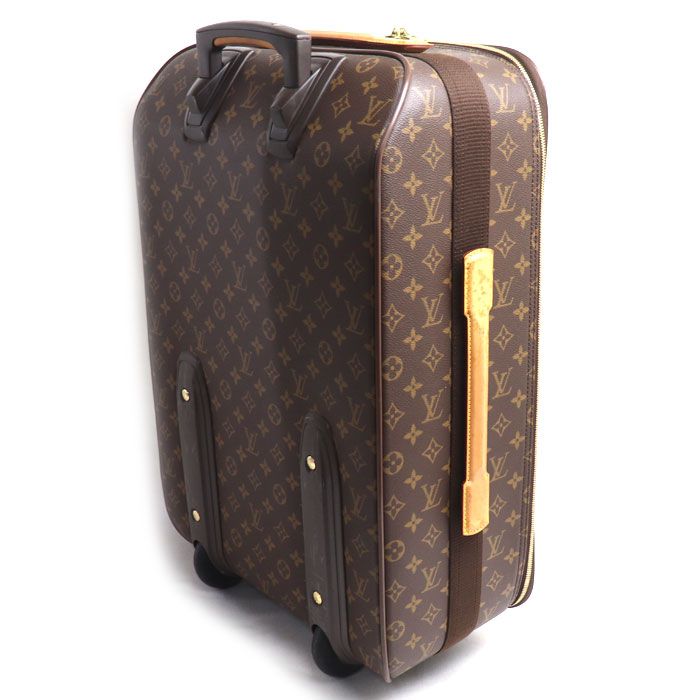 Louis Vuitton Pegase 60 Suitcase Monogram Brown Travel — view 2