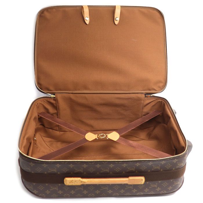 Louis Vuitton Pegase 60 Suitcase Monogram Brown Travel — view 4