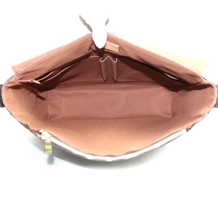 Louis Vuitton Messenger Beaubourg MM Shoulder Bag Monogram Brown — view 4