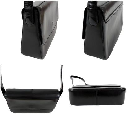 Prada Gradient Mirror Calf Leather Shoulder Bag Gray Black — view 7
