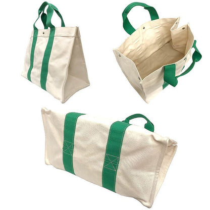 Hermes Bora Bora GM Tote Bag Cotton Canvas Unbleached Green — view 2