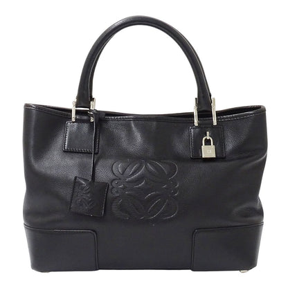 Loewe Bag Handbag Justa Leather Black