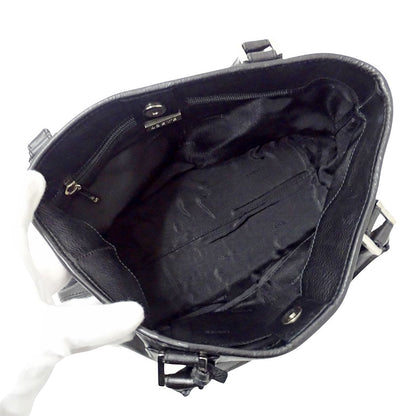 Loewe Bag Handbag Justa Leather Black — view 5