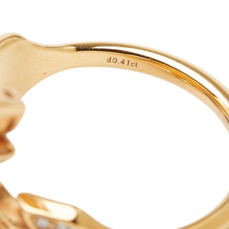 Tiffany & Co Victoria Vine Bypass Ring 18K Yellow Gold — view 7