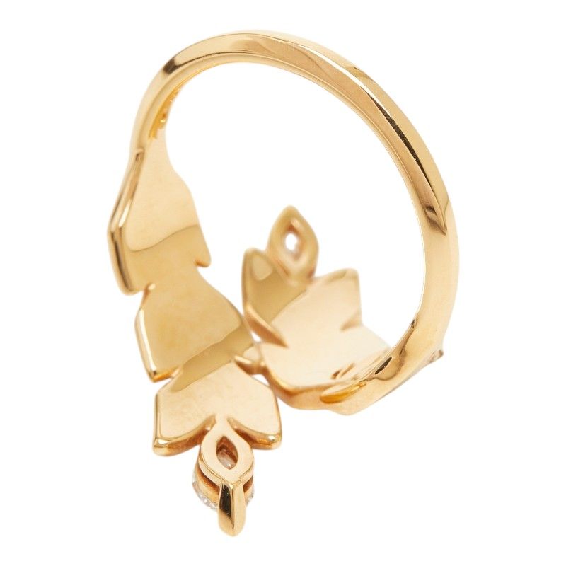 Tiffany & Co Victoria Vine Bypass Ring 18K Yellow Gold — view 5