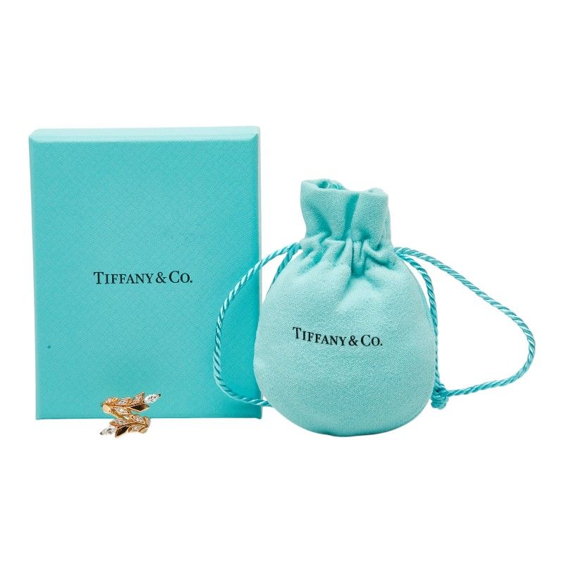Tiffany & Co Victoria Vine Bypass Ring 18K Yellow Gold — view 8