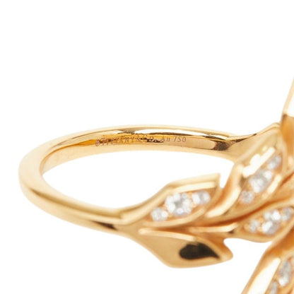 Tiffany & Co Victoria Vine Bypass Ring 18K Yellow Gold — view 6