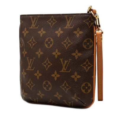 Louis Vuitton Monogram Partition Pouch Brown Leather — view 2