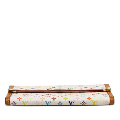 Louis Vuitton Monogram Multicolor Porte Tresor International Trifold Wallet — view 3