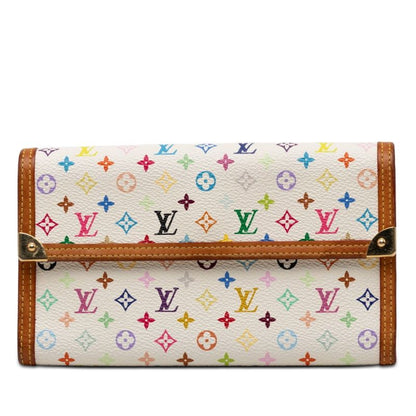 Louis Vuitton Monogram Multicolor Porte Tresor International Trifold Wallet