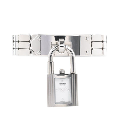 Hermes Watch Kelly Silver