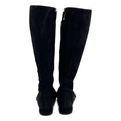 Gucci GG Marmont Suede Long Boots Black 35 — view 4