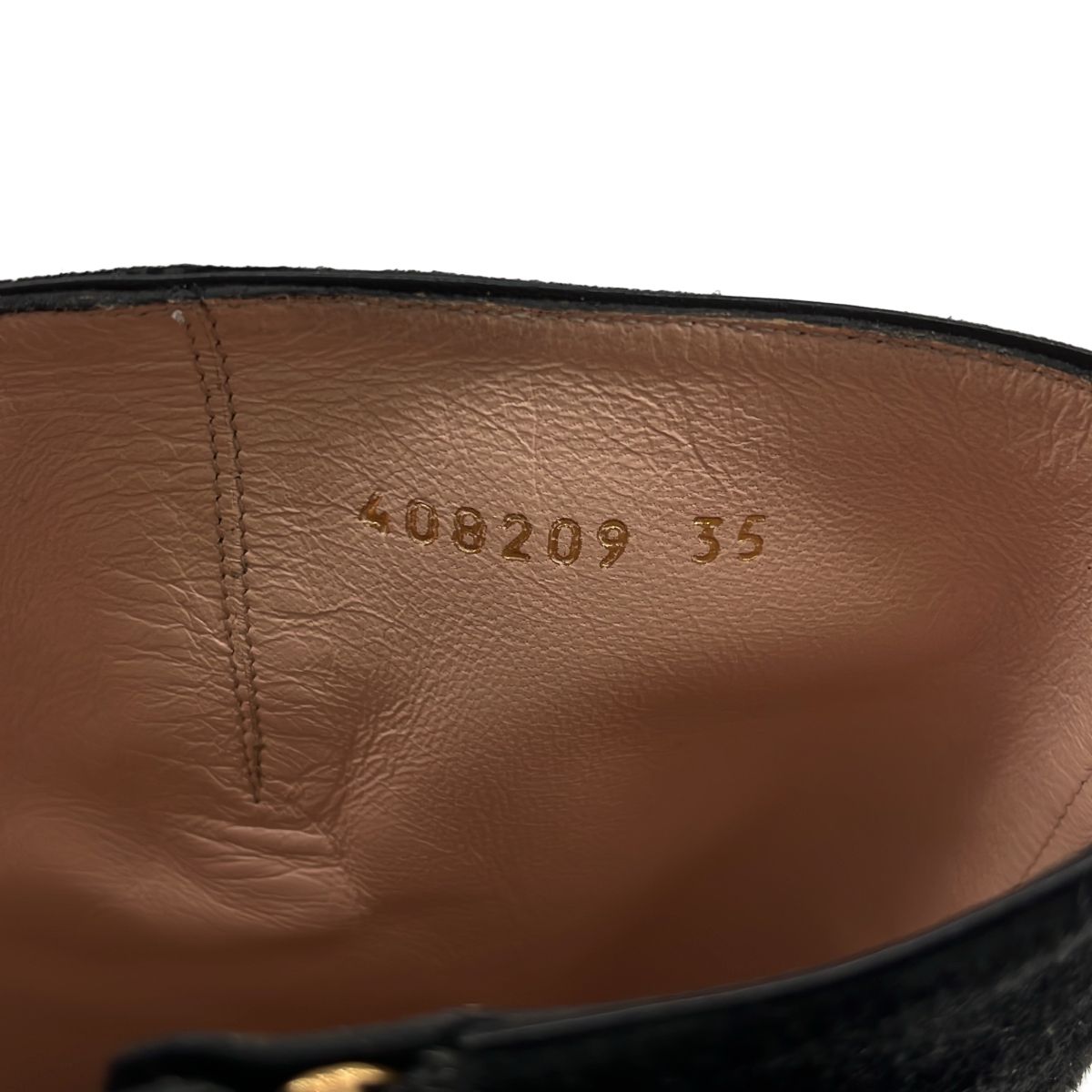 Gucci GG Marmont Suede Long Boots Black 35 — view 7