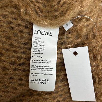 Loewe Anagram Mohair Knit S Brown Sweater — view 7